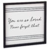 Hallmark You Are So Loved Framed Quote Sign, 12x12 -Hallmark You Are So Loved Linen and Wood Quote Sign 1SNN1031 01